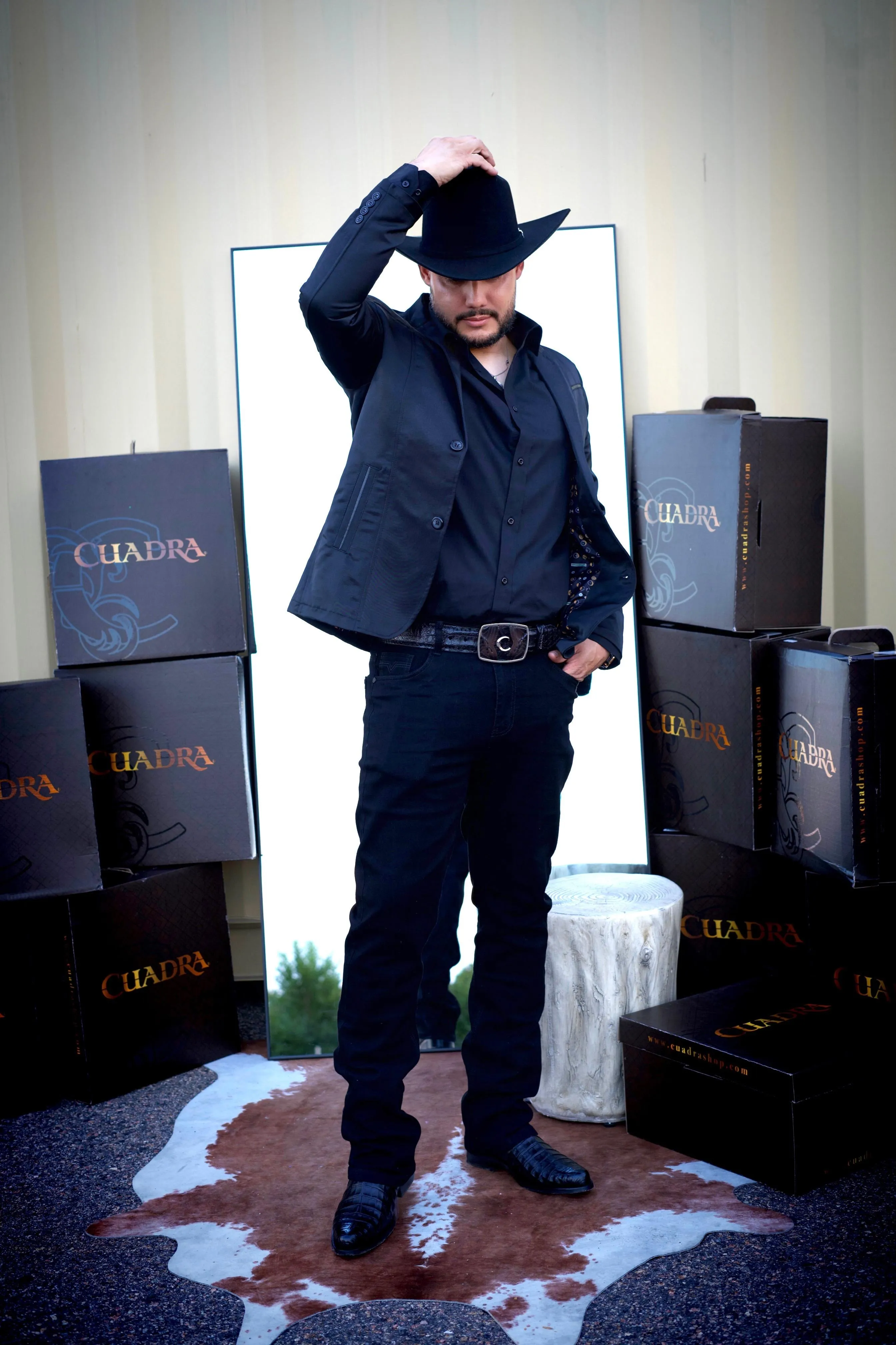 Men's Western Black Blazer